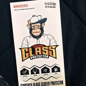 Xinders Tempered Glass Screen Protector for SA S25 Edge